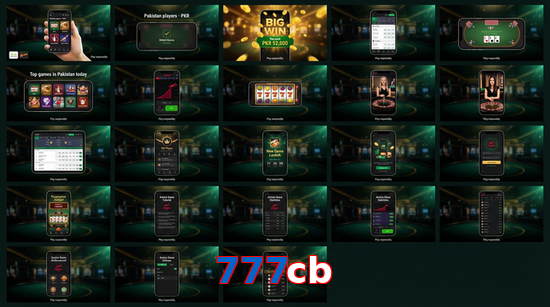 Main screen of 777Cb bet page for PK players